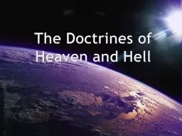 The Doctrines of Heaven and Hell