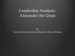 Leadership Analysis: