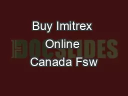 Buy Imitrex Online Canada Fsw
