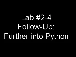 Lab #2-4
