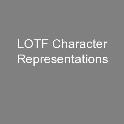 LOTF Character Representations