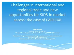 Challenges in international and regional trade and new oppo