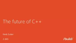 The future of C++