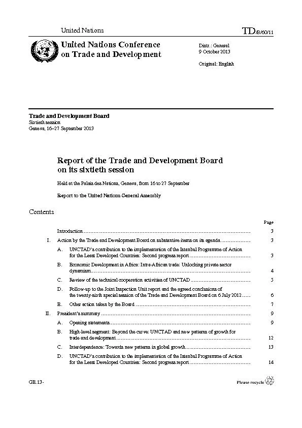 Trade and Development Board
