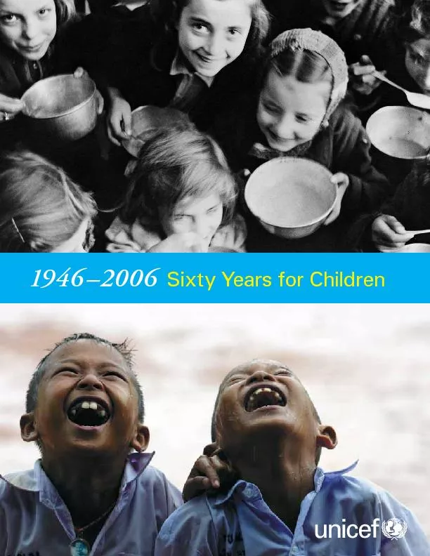 UNICEF was born out of the ashes and destruction of World War II. comm