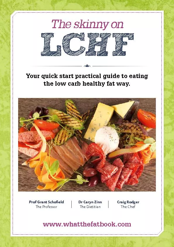 Your quick start practical guide to eating the low carb healthy fat wa