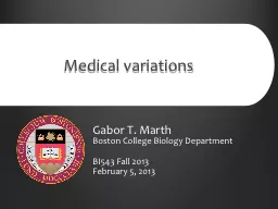 Medical variations