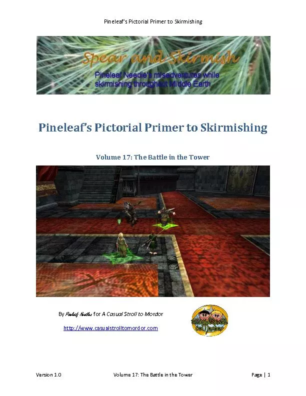 Pineleaf’s Pictorial Primer to