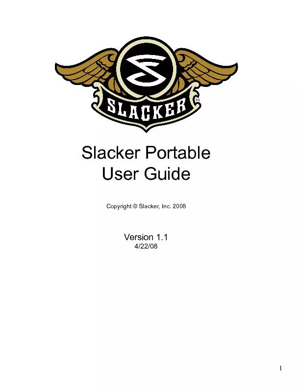 Slacker Portable