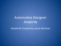 Automotive Designer