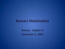 Romani Mobilization