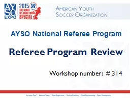 Referee Program