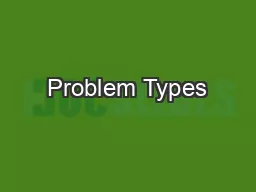Problem Types