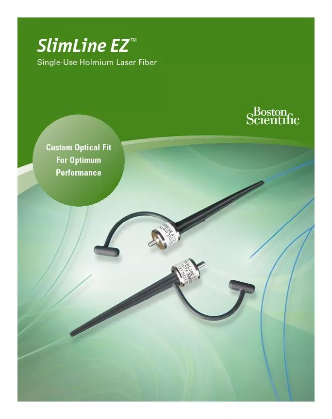 SlimLineEZSingle-Use Holmium Laser Fiber