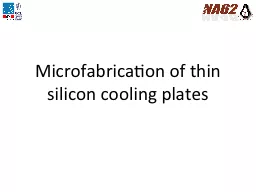 Microfabrication
