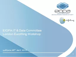 EIOPA IT & Data Committee