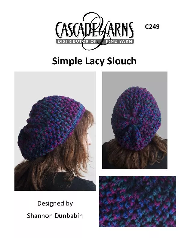 Simple Lacy Slouch
