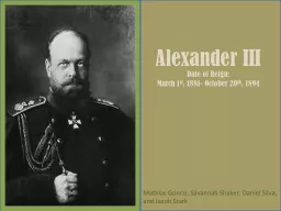 Alexander III