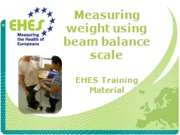 Measuring weight using  beam balance scale