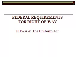 FEDERAL REQUIREMENTS