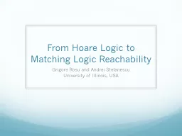 From Hoare Logic to Matching Logic Reachability