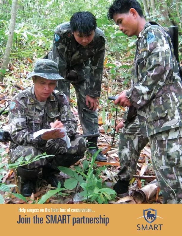 Help rangers on the front line of conservationJoin the SMART partnersh