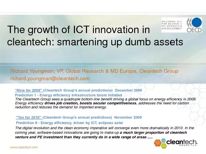 The growth of ICT innovation in