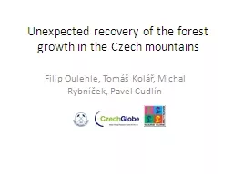 Unexpected recovery of the forest growth in the Czech mount