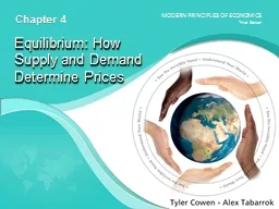 Equilibrium: How Supply and Demand Determine Prices
