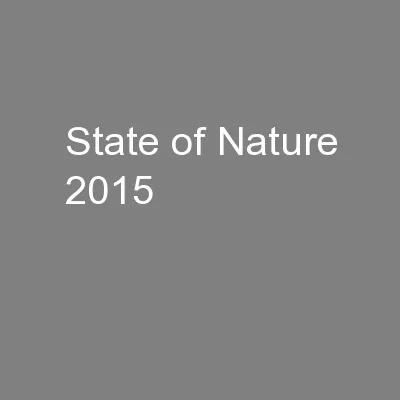 State of Nature 2015