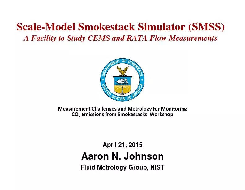 A Facility to Study CEMS and RATA Flow MeasurementsAaron N. Johnson
..