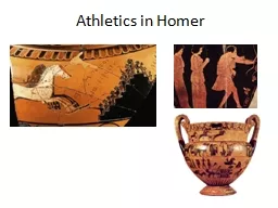 Athletics in Homer