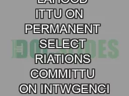 HON RAY LAHOOD ITTU ON   PERMANENT SELECT RIATIONS COMMITTU ON INTWGENCI