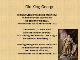 Old King George