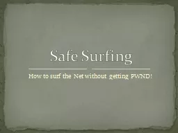 How to surf the Net without getting PWND!