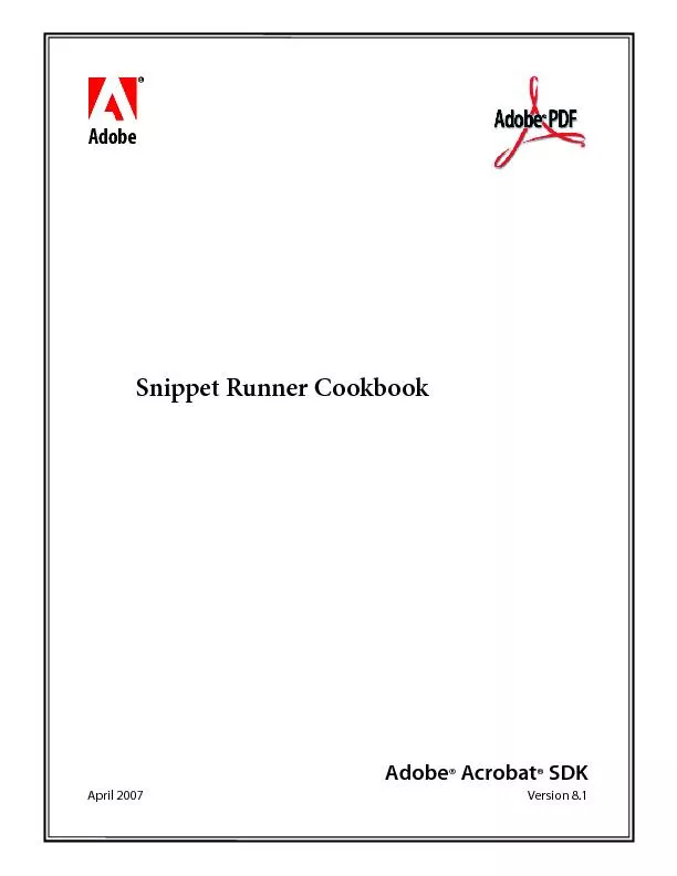 Snippet Runner Cookbook