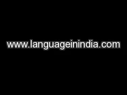 www.languageinindia.com