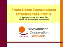Trade Union Development