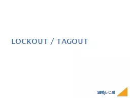 Lockout / tagout