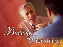 The Ministry of Counseling