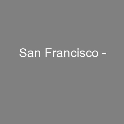San Francisco -