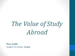 The Value of Study Abroad