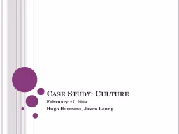 case study business culture