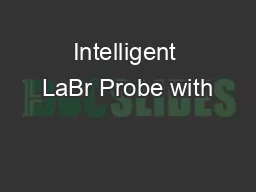 Intelligent LaBr Probe with