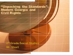 “Unpacking the Standards”: