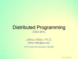 Distributed Programming