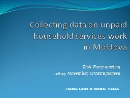 Collecting data on unpaid household