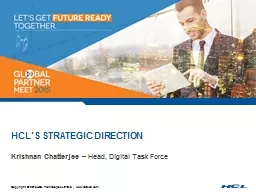 HCL’s Strategic Direction
