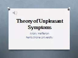 Theory of Unpleasant Symptoms