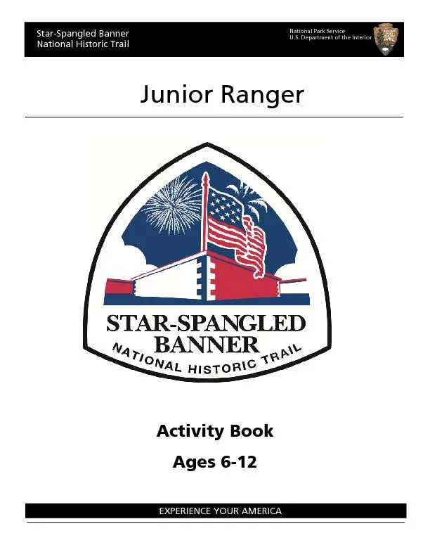Activity Book Ages 6-12  Junior Ranger